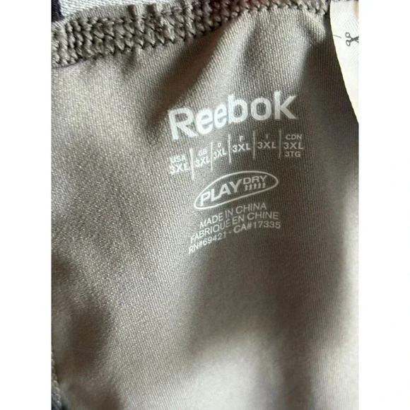 Reebok ZigTech Compression Shorts Play Dry Padded High-Performance Grey 3XL - Picture 7 of 9